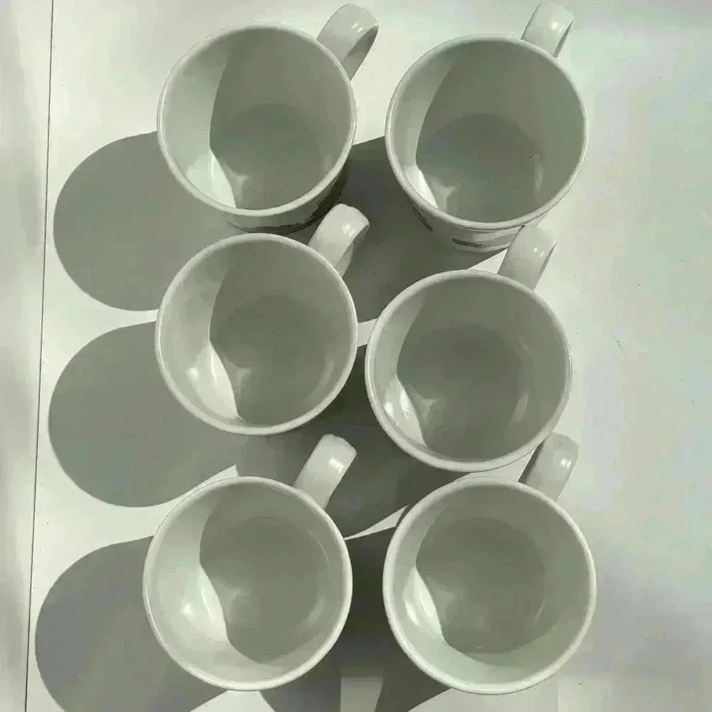 Set of 6 1978 Royal Doulton Lambethware Stoneware LS1031 Prairie  cups - Picture 2 of 7